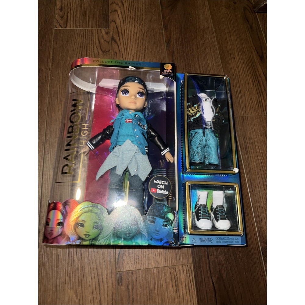 Rainbow High River Kendall NEW Series 2 Fashion Doll Boy 10" MGA 2020 Teal